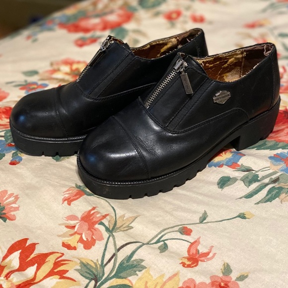 Vintage Harley Davidson leather boots - Picture 2 of 4